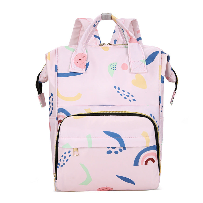 Multi-Zweck Blumenmuster Rucksack Karnz