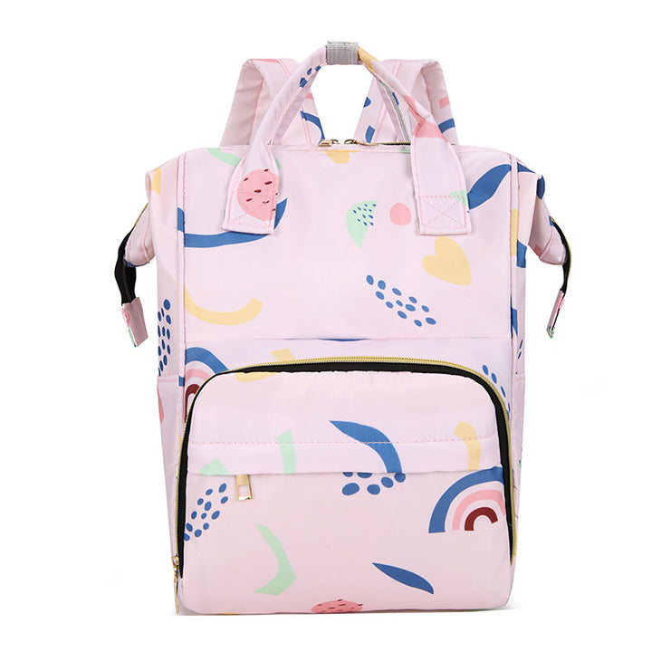 Multi-Zweck Blumenmuster Rucksack Karnz