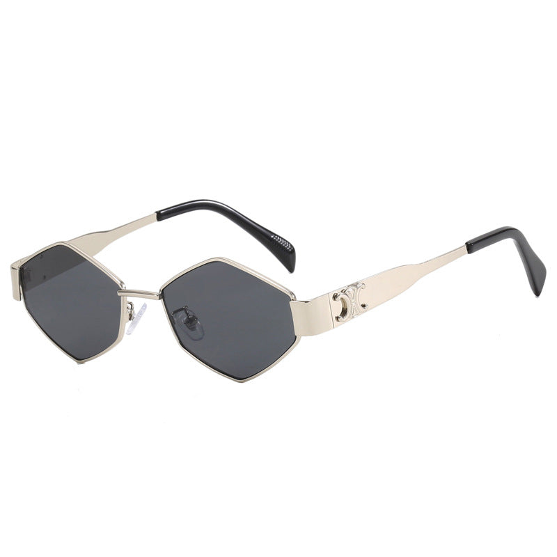 Modische Sonnenbrille Im Hexagonalen Design Karnz