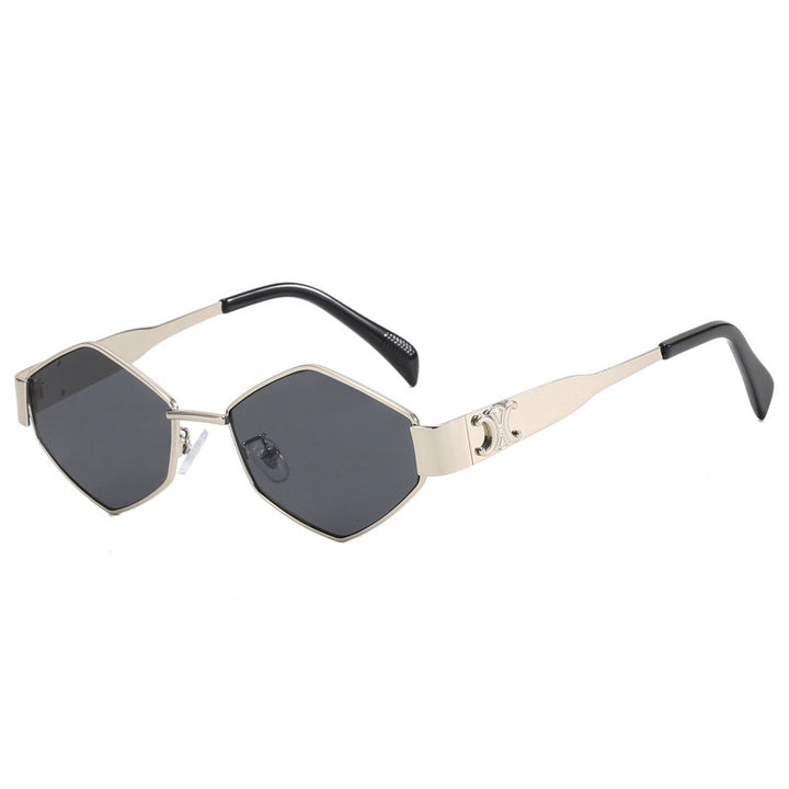 Modische Sonnenbrille Im Hexagonalen Design Karnz