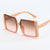 Damen Oversized-Sonnenbrille mit Farbverlauf Karnz