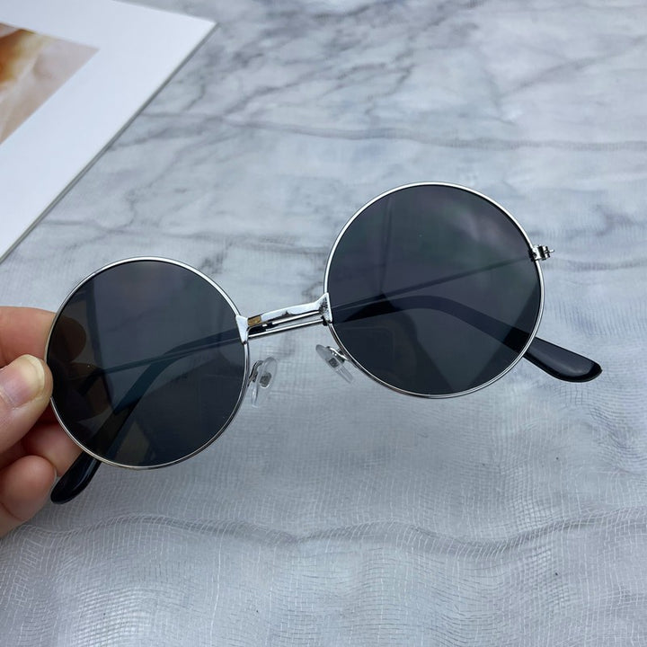 Retro Runde Glas Sonnenbrille Karnz