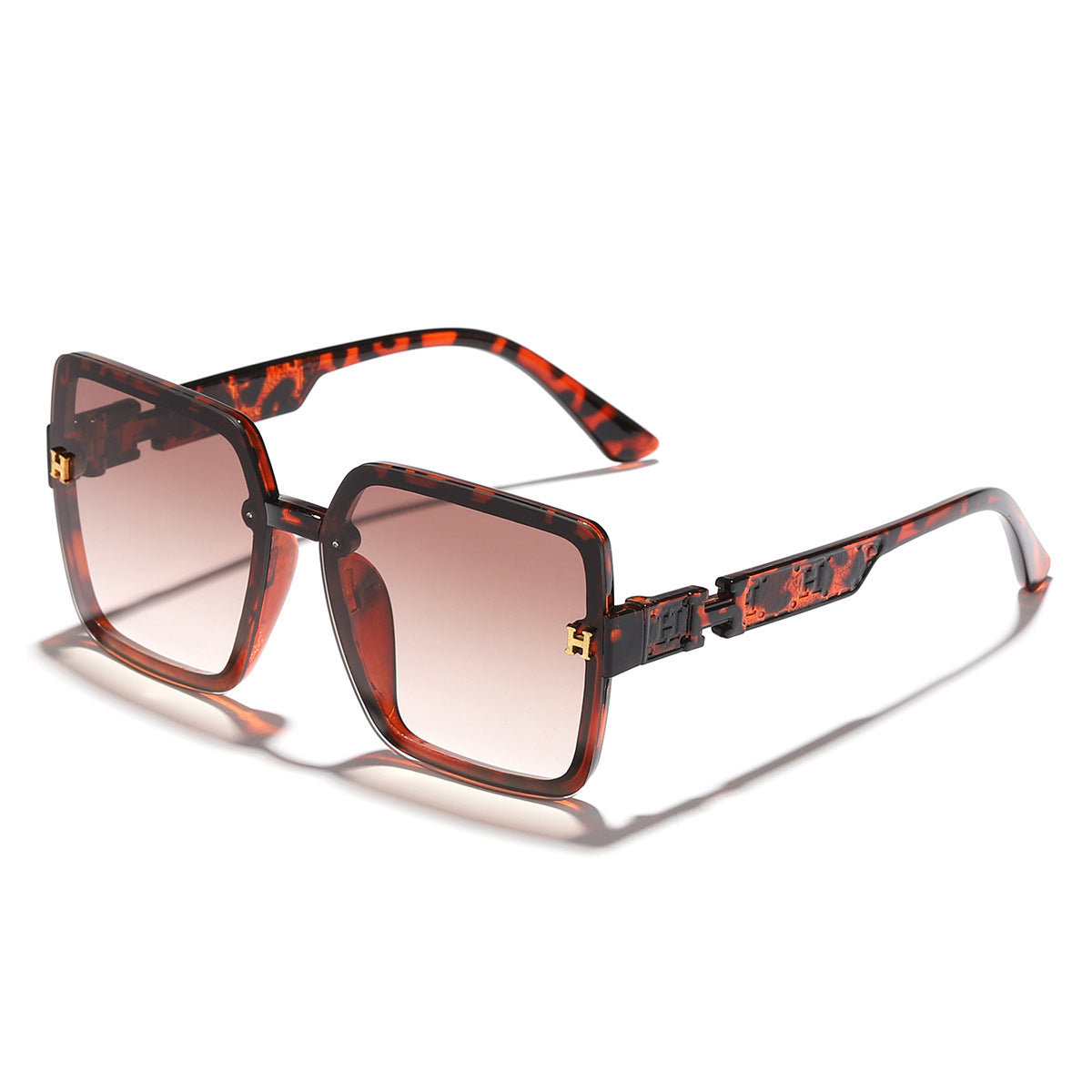 Damen oversized modische Sonnenbrille mit elegantem Farbverlauf Karnz