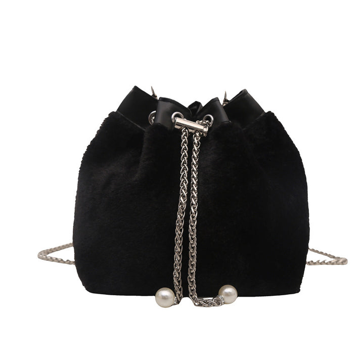 Faux Fur Bucket Bag
