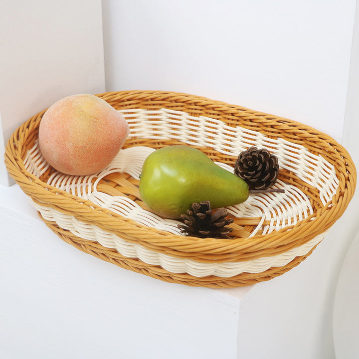 Oval gewebter Obstlager Karnz