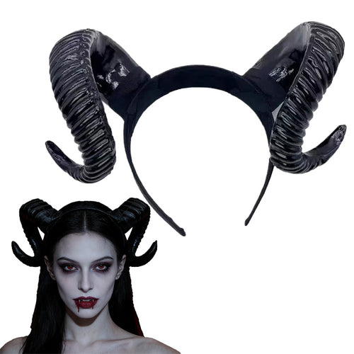 Elegantes Teufels-Haarband und Choker-Set