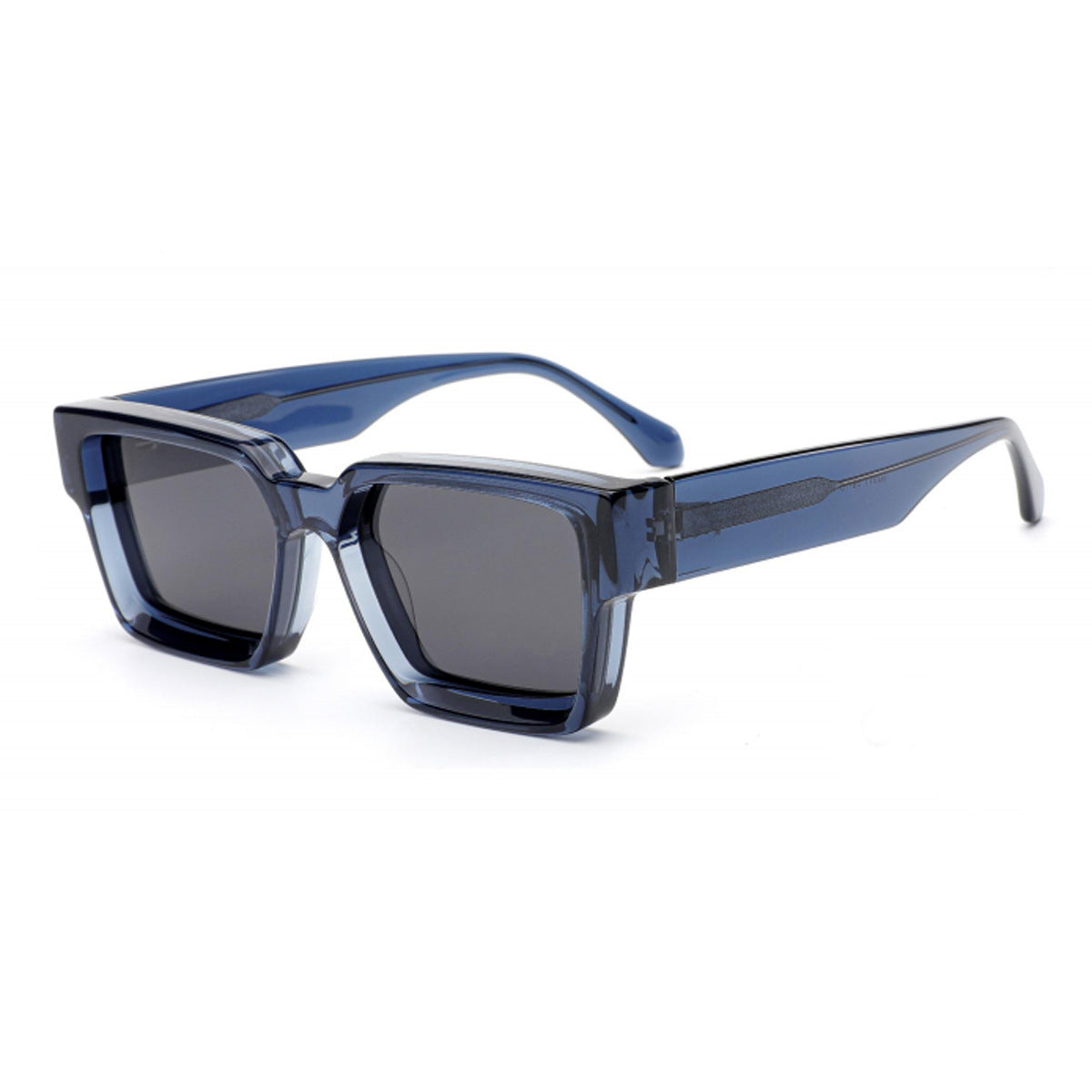 Damen modische Sonnenbrille im stilvollen Design mit breitem Rahmen Karnz