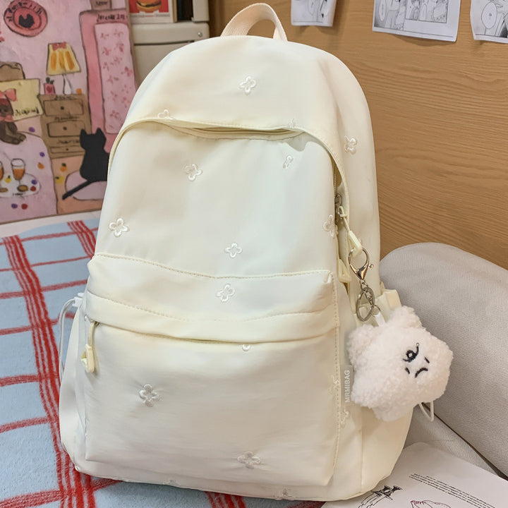 Bestickter Mehrfachfach-Rucksack