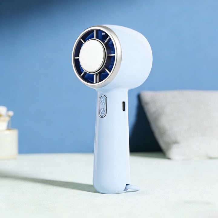 Damen Tragbarer Handventilator mit digitaler Geschwindigkeitsanzeige Karnz