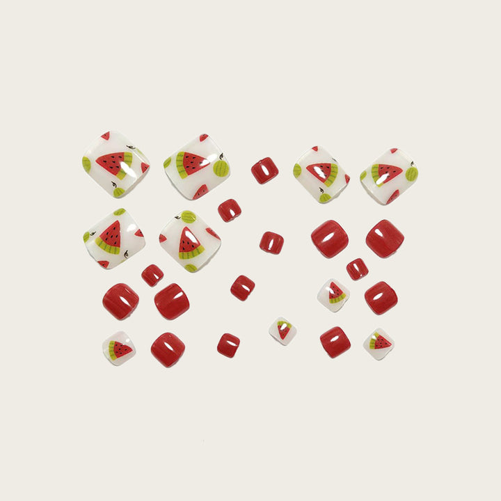 Kunstnagel-Set mit fruchtigen Designs Karnz