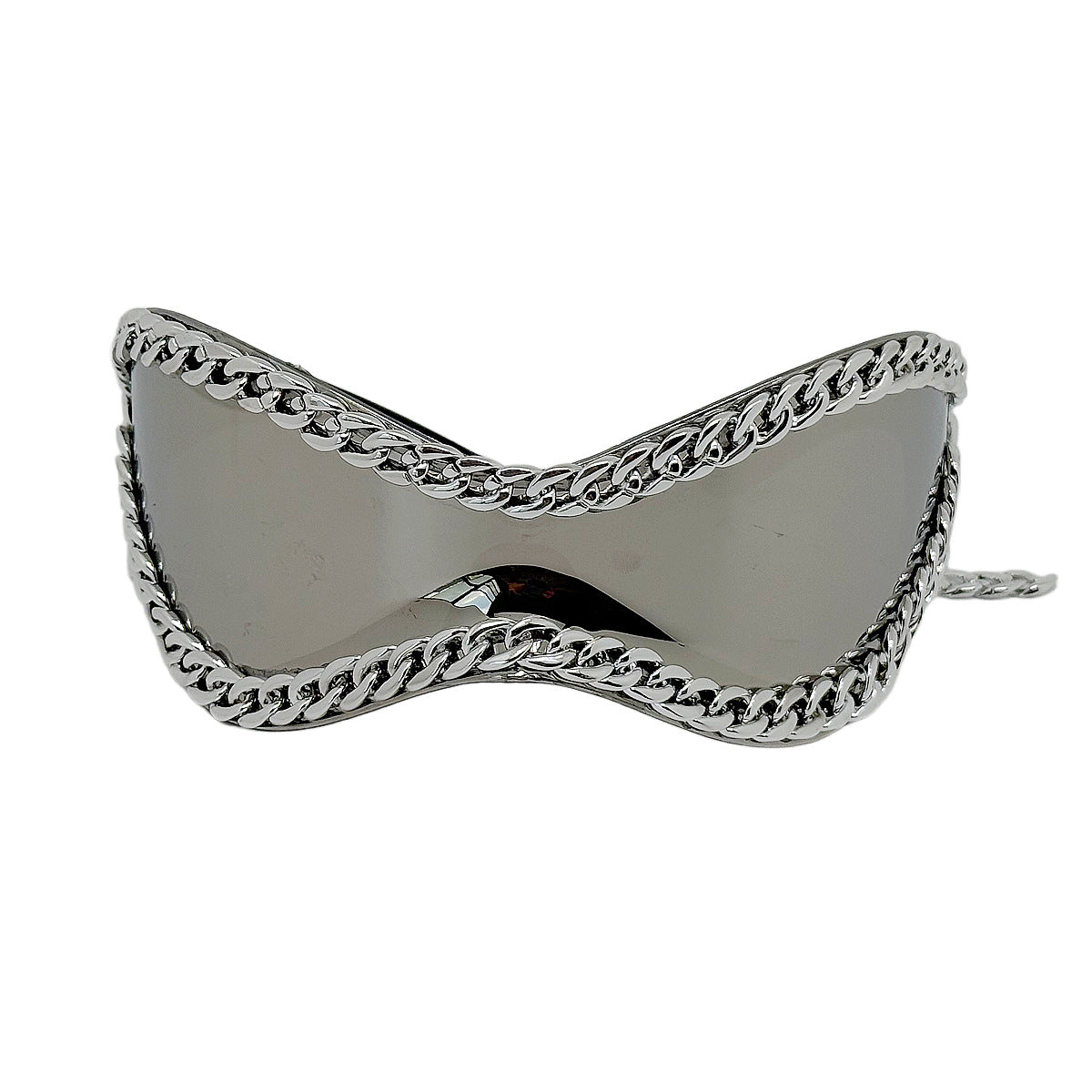 Damen modische Sonnenbrille mit Kettenrahmen Karnz