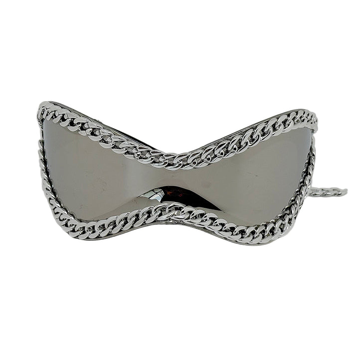 Damen modische Sonnenbrille mit Kettenrahmen Karnz