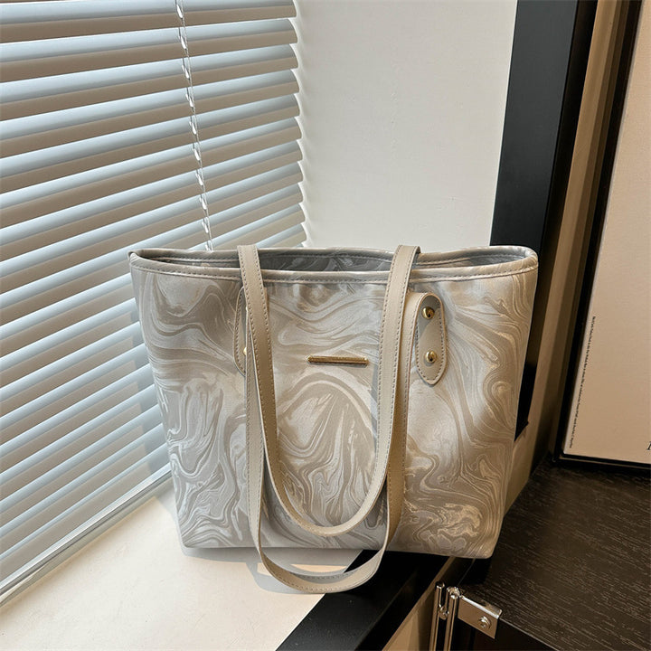 Stylische Marmor-Muster Tasche Karnz