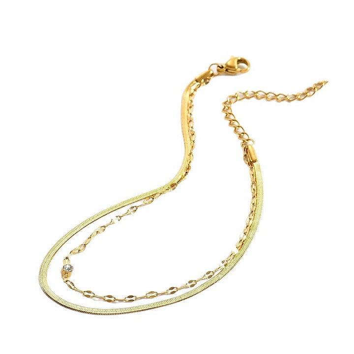 Sleek Minimalist Chain Anklet Karnz