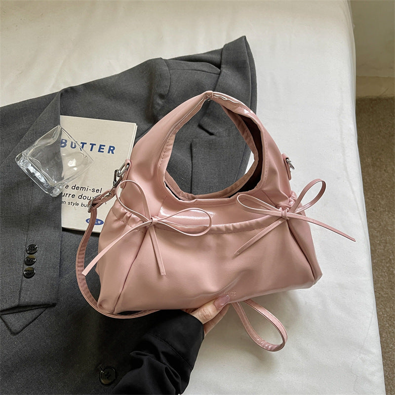 Eleganter Kunstleder Mini Rucksack