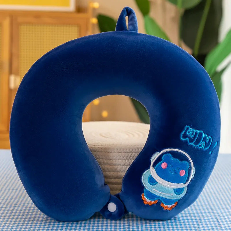 Unisex Nackenstützkissen mit süßem Tierdesign Karnz
