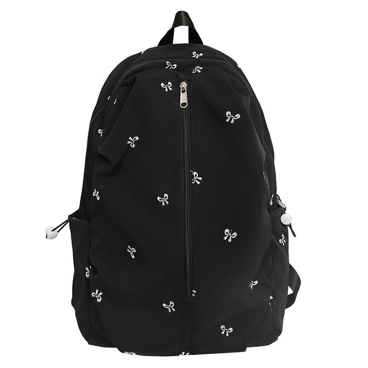 Bestickter Bogen-Design Rucksack Karnz
