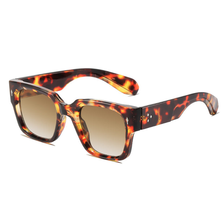 Bold Chunky Vintage Square Sonnenbrille Karnz