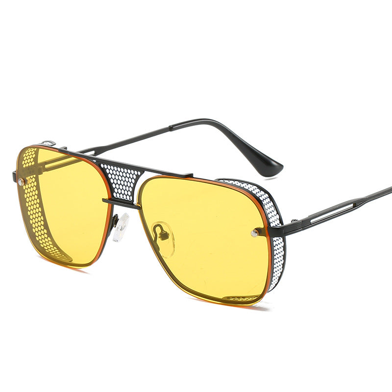 Damen modische Sport-Sonnenbrille mit Netzrahmen Karnz