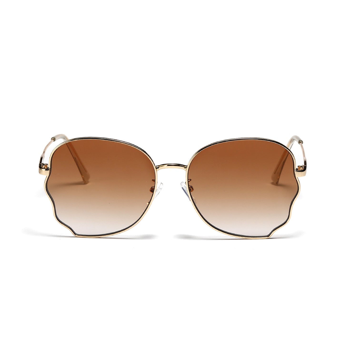 Damen elegante Oversized-Sonnenbrille mit schützendem Rahmen Karnz