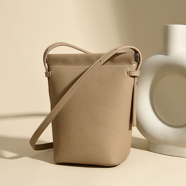 Elegante Texturierte Bucket Bag Karnz