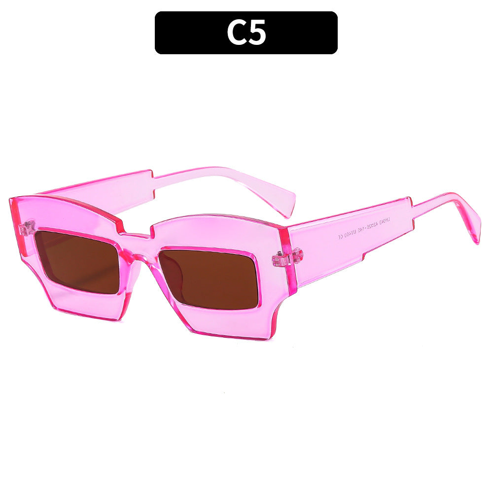 Bold Geometric Sonnenbrille