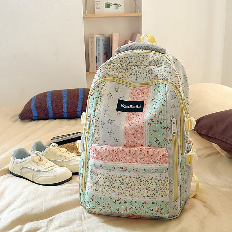 Blumenmuster Freizeit Rucksack Karnz
