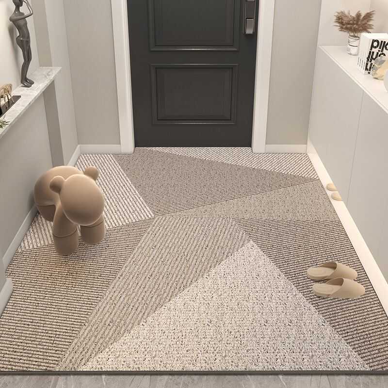 Geometrische Willkommensmatte