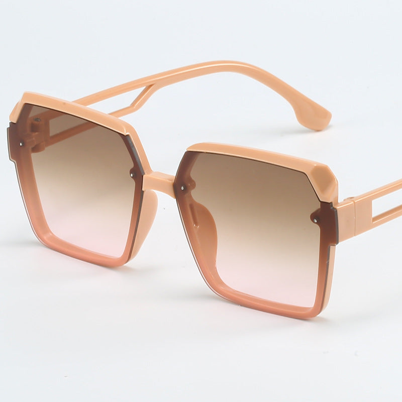 Damen modische quadratische Sonnenbrille mit filigranem Design Karnz