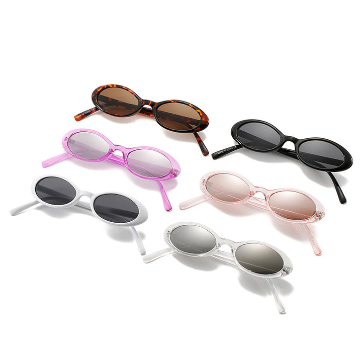 Retro-inspirierte ovale Sonnenbrille Karnz 1787812428