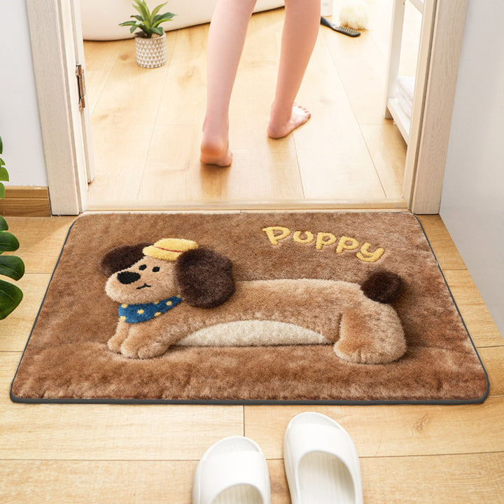 Niedliche hundethemen Indoor-Matte