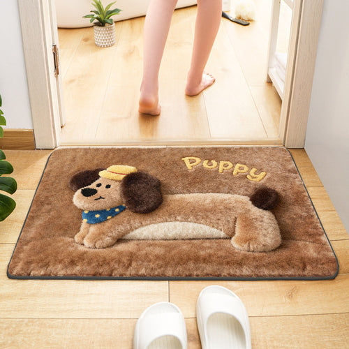 Niedliche hundethemen Indoor-Matte
