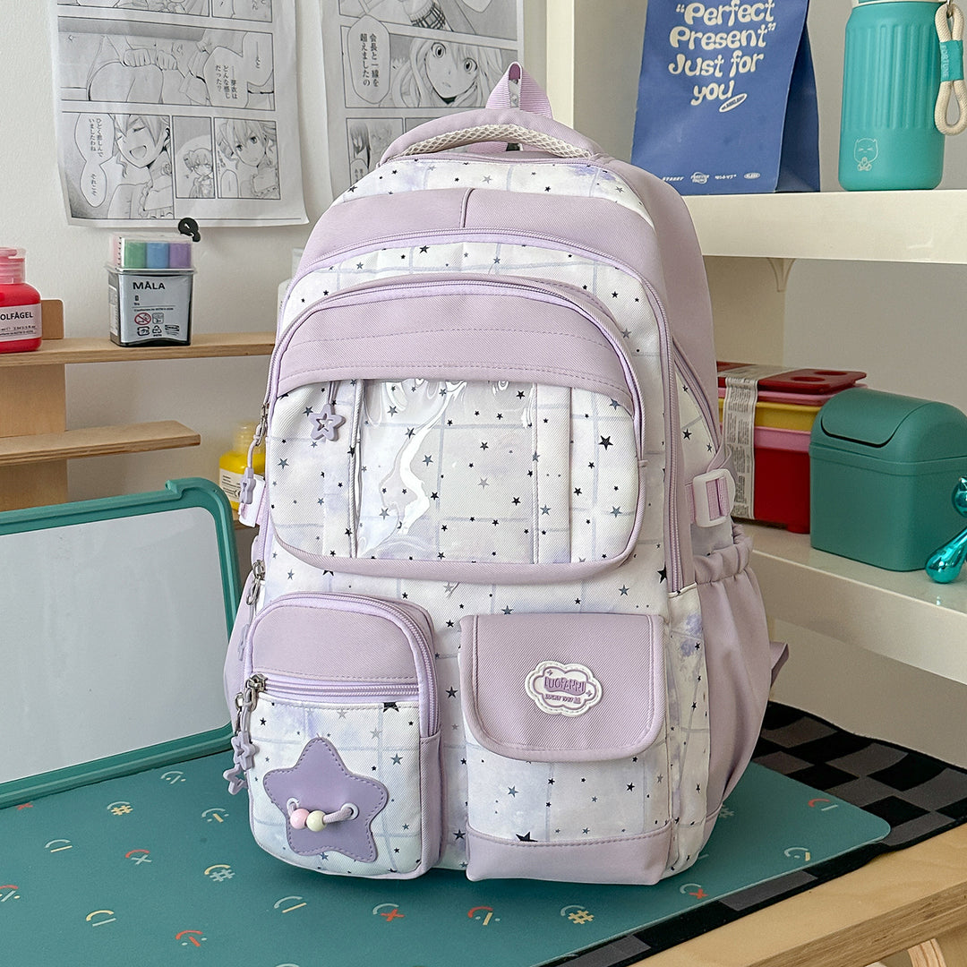 Süßer illustrierter Charakter-Rucksack Karnz