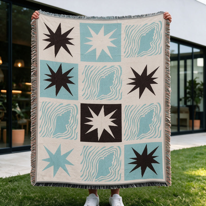 Dekorative Gewebte Wurfdecke