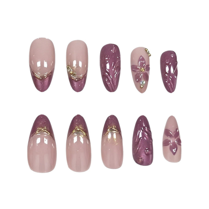 Dekorative florale Acryl-Nail Art Verbesserungen Karnz