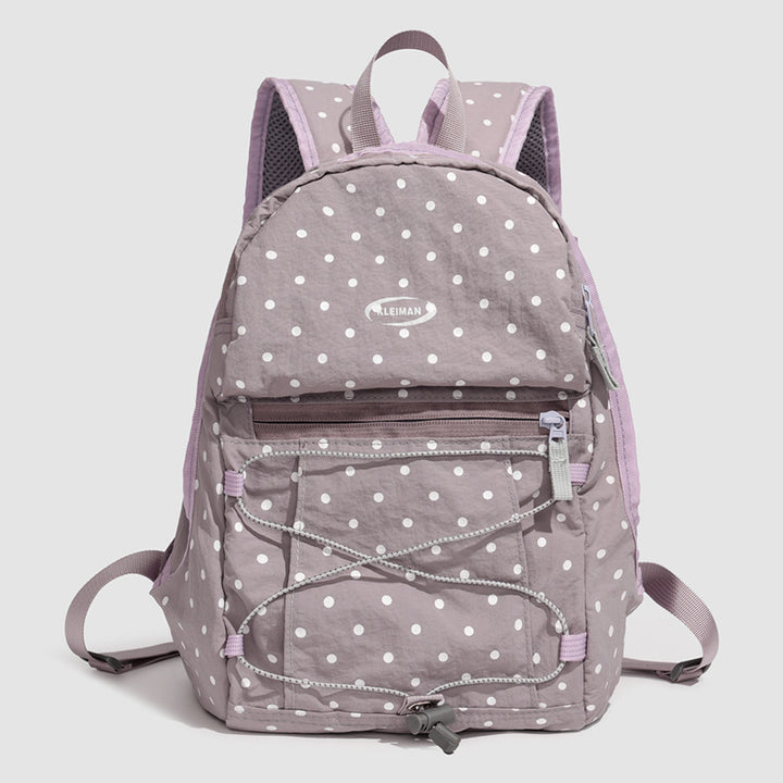 Trendy gepunkteter lässiger Rucksack Karnz