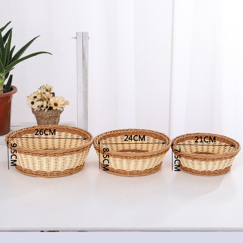 Unisex Aufbewahrungskörbe aus geflochtenem Material Karnz
