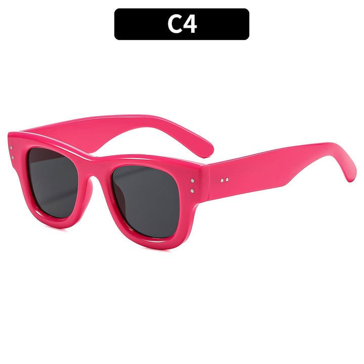 Retro-inspirierte stilvolle quadratische Sonnenbrille