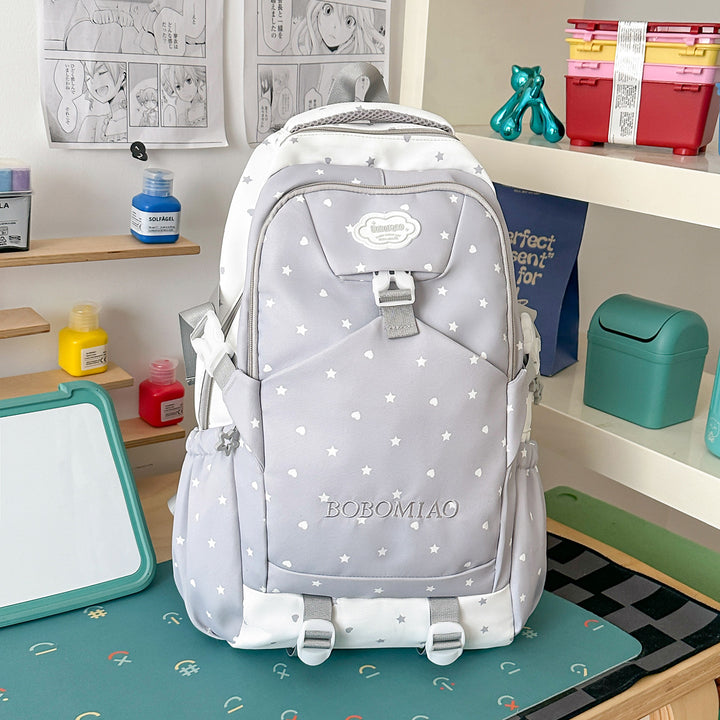 Stylischer Schulrucksack mit Sternenmuster Karnz