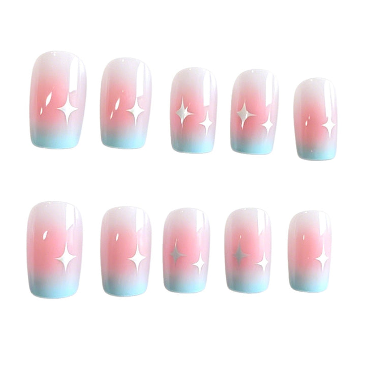 Künstlerische Ombre Nagelkunst Extensions Karnz