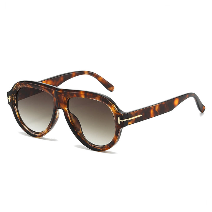 Modebewusste Bunte Geometrische Sonnenbrille Karnz