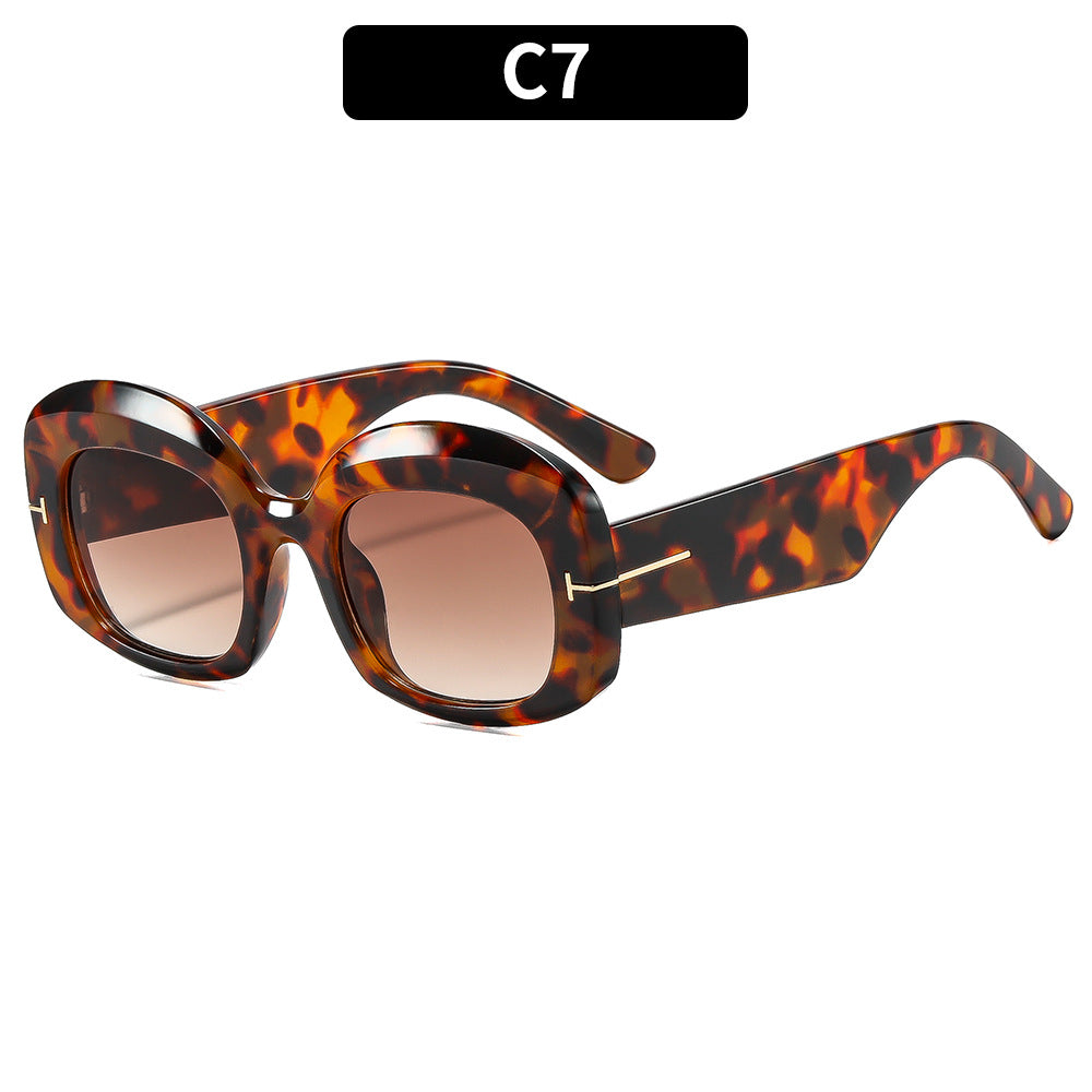 Oversized Stylische Quadratische Sonnenbrillen