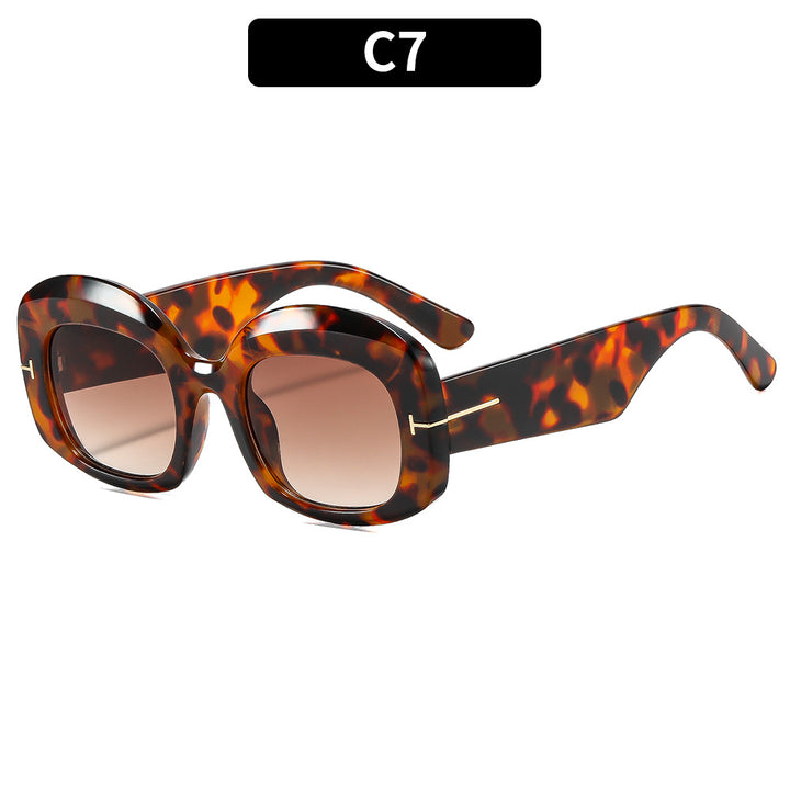 Oversized Stylische Quadratische Sonnenbrillen