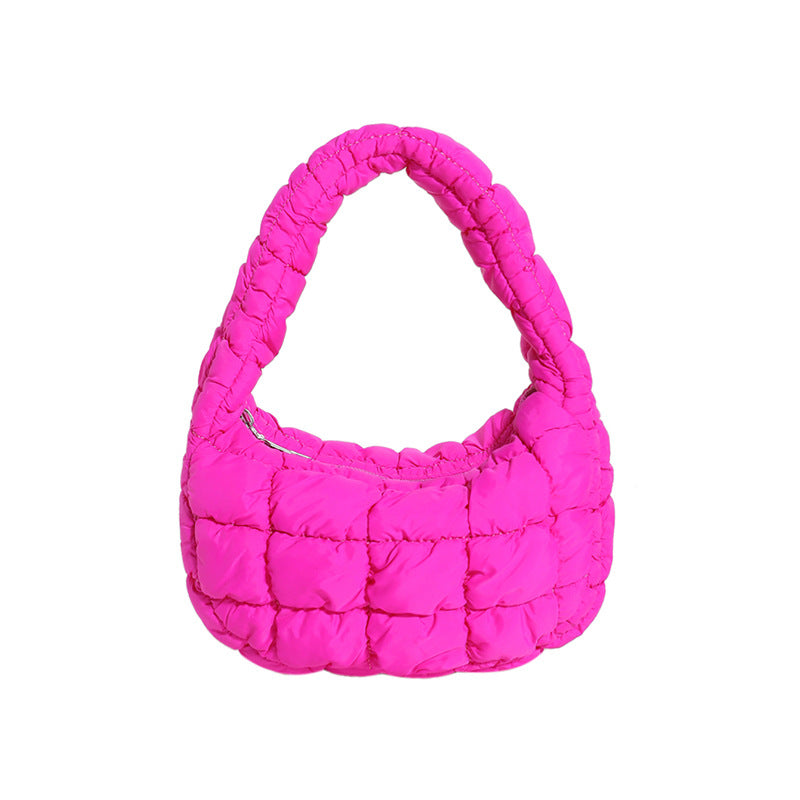 Gepuffte Schultertasche