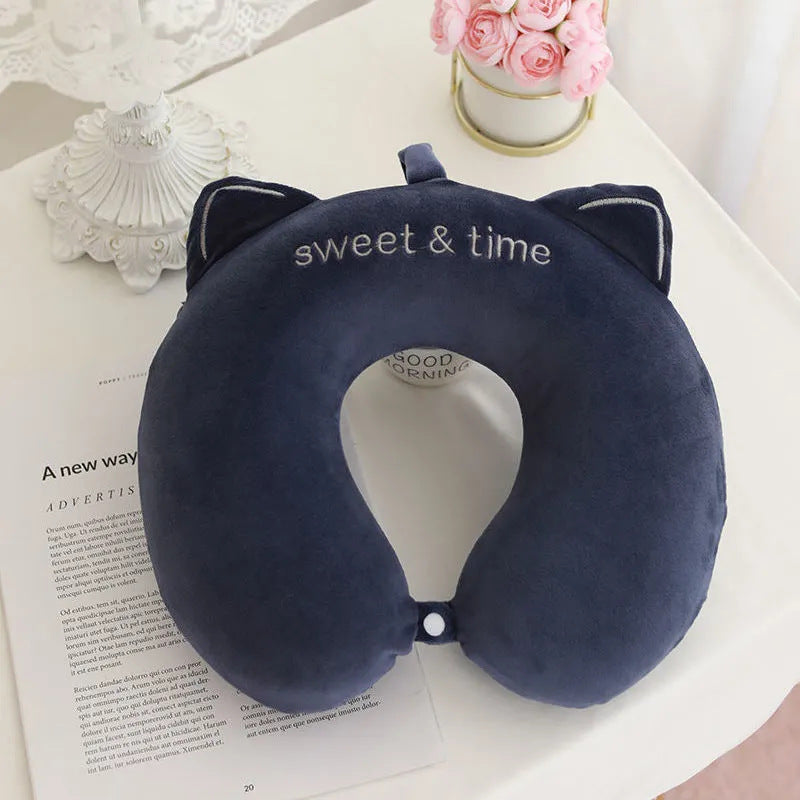 Unisex Nackenstützkissen mit süßem Tierdesign Karnz