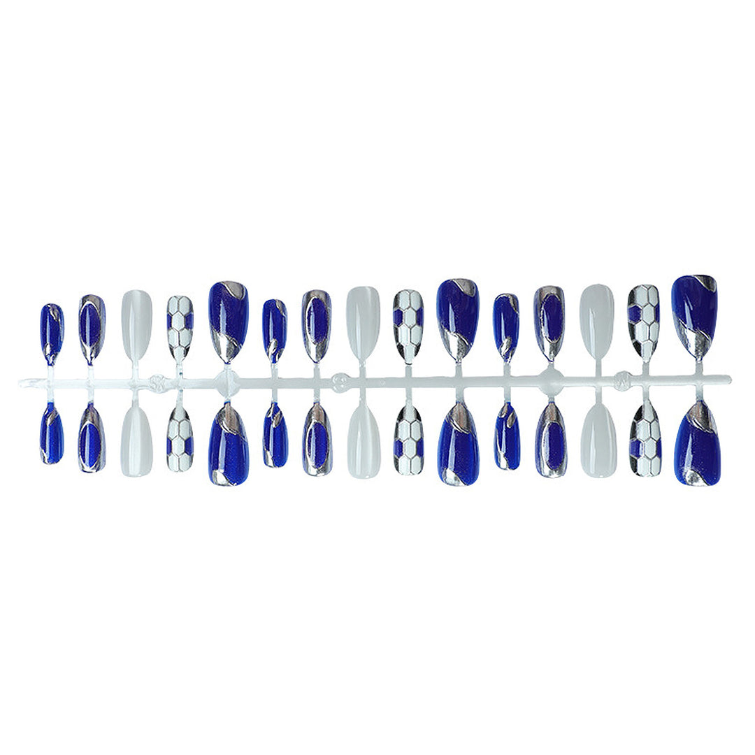Dekoratives Gel Press-On Nail Set Karnz