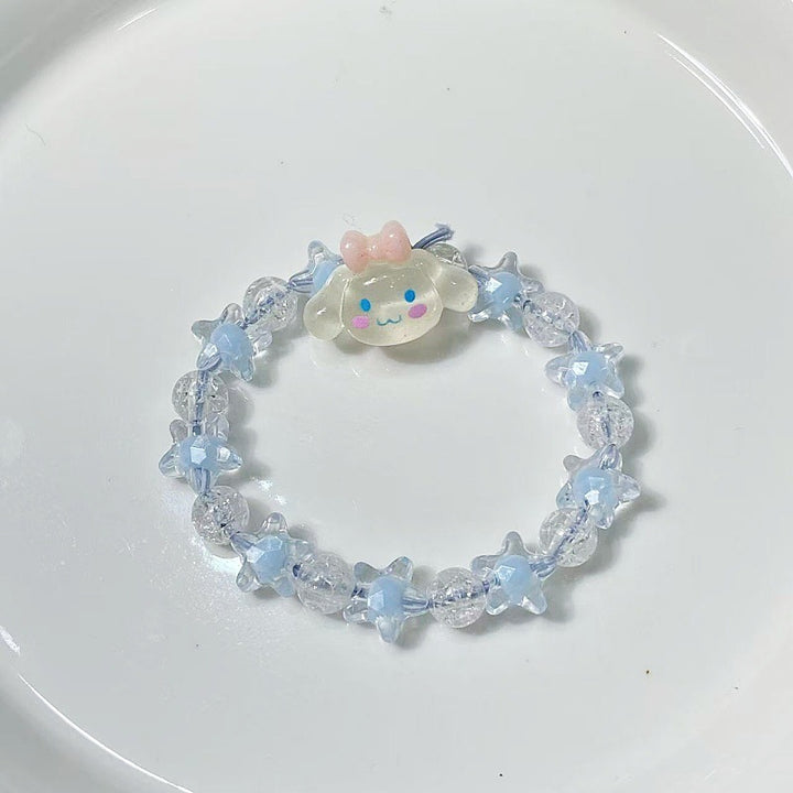 Verspieltes Armband mit Sternen und Niedlichem Anhänger Karnz