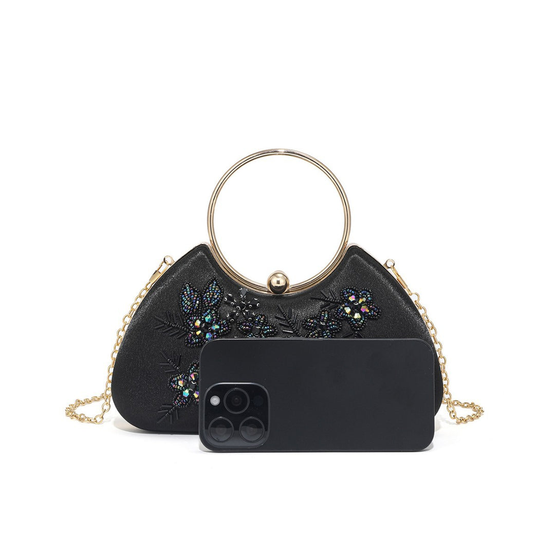 Bestickte Abend-Clutch