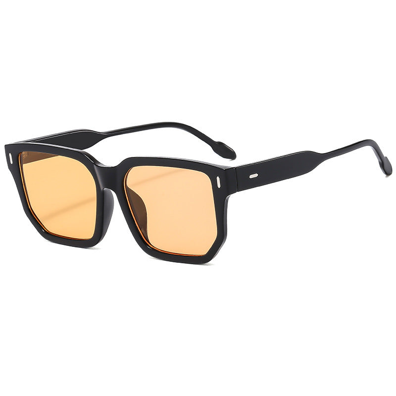 Damen Quadratische Sonnenbrille mit modernem, rahmenlosem Design Karnz