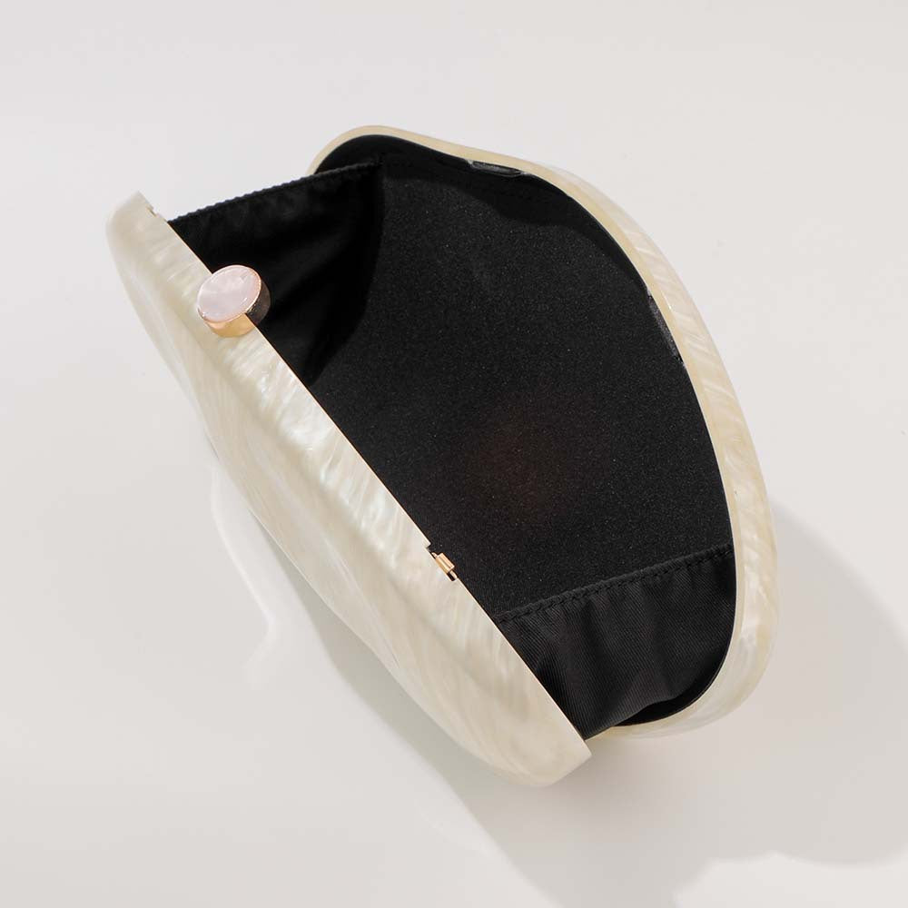 Moderne marmorierte Clutch Tasche